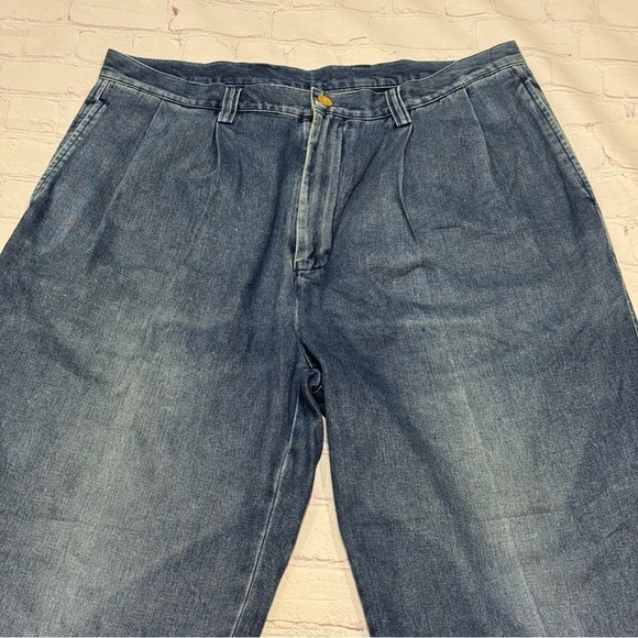 NAUTICA Jeans men’s blue denim slacks relaxed fit Vintage 80s 90s Size 36x34 EuC - Picture 11 of 14